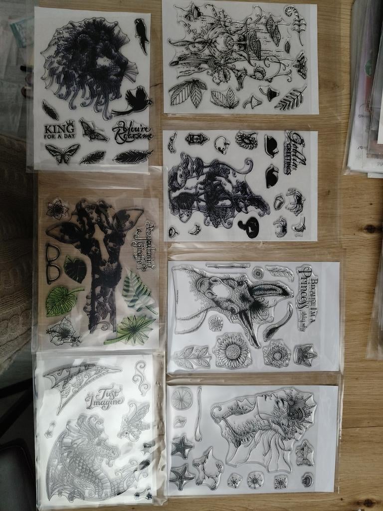 Pink Ink Design Clear Stamps, Ophalen of Verzenden, Zo goed als nieuw, Clearstamp