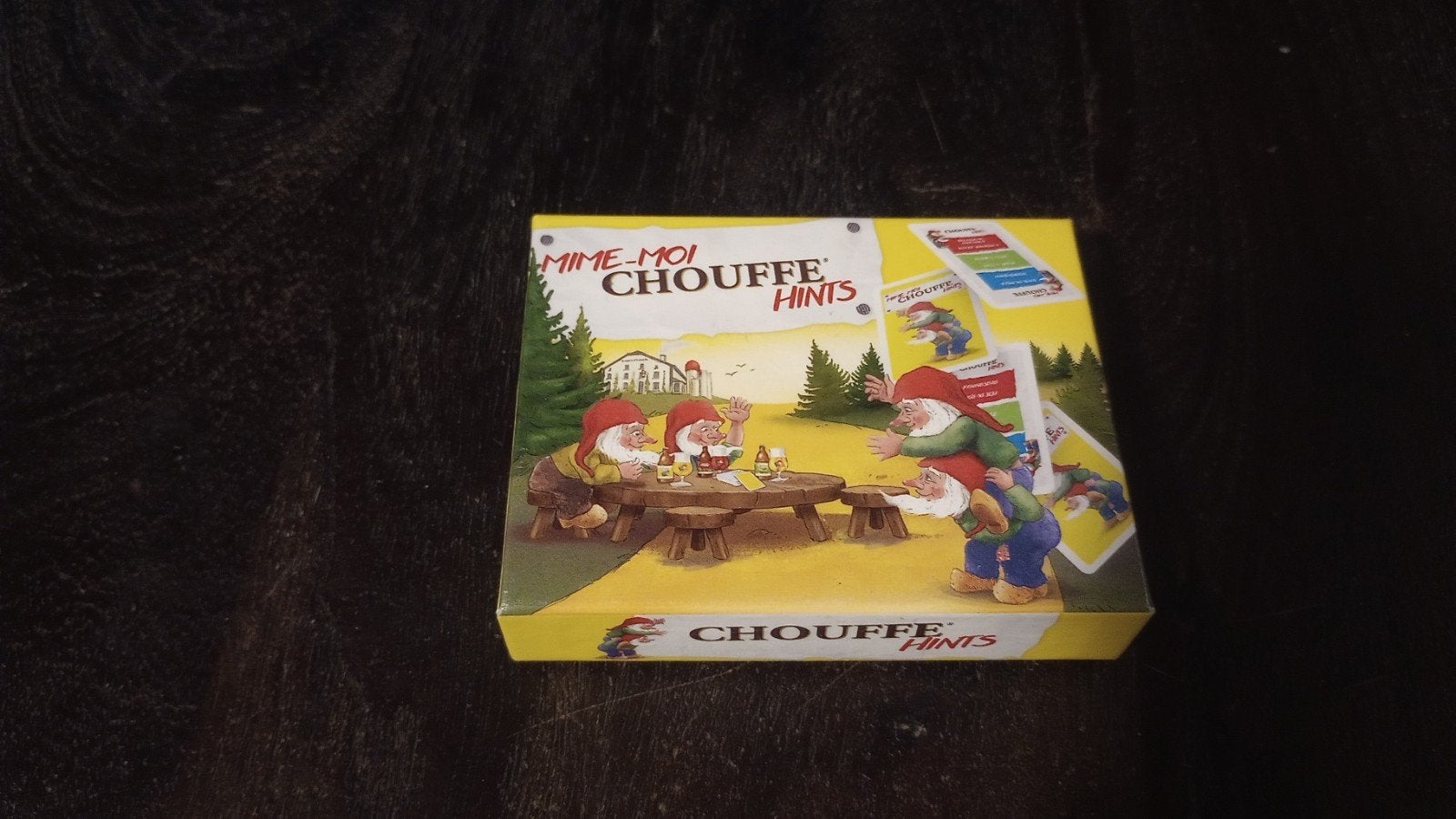 Mime-Moi Chouffe Hints Gezelschapsspel, Drie of vier spelers, Ophalen of Verzenden, Gebruikt, Chouffe