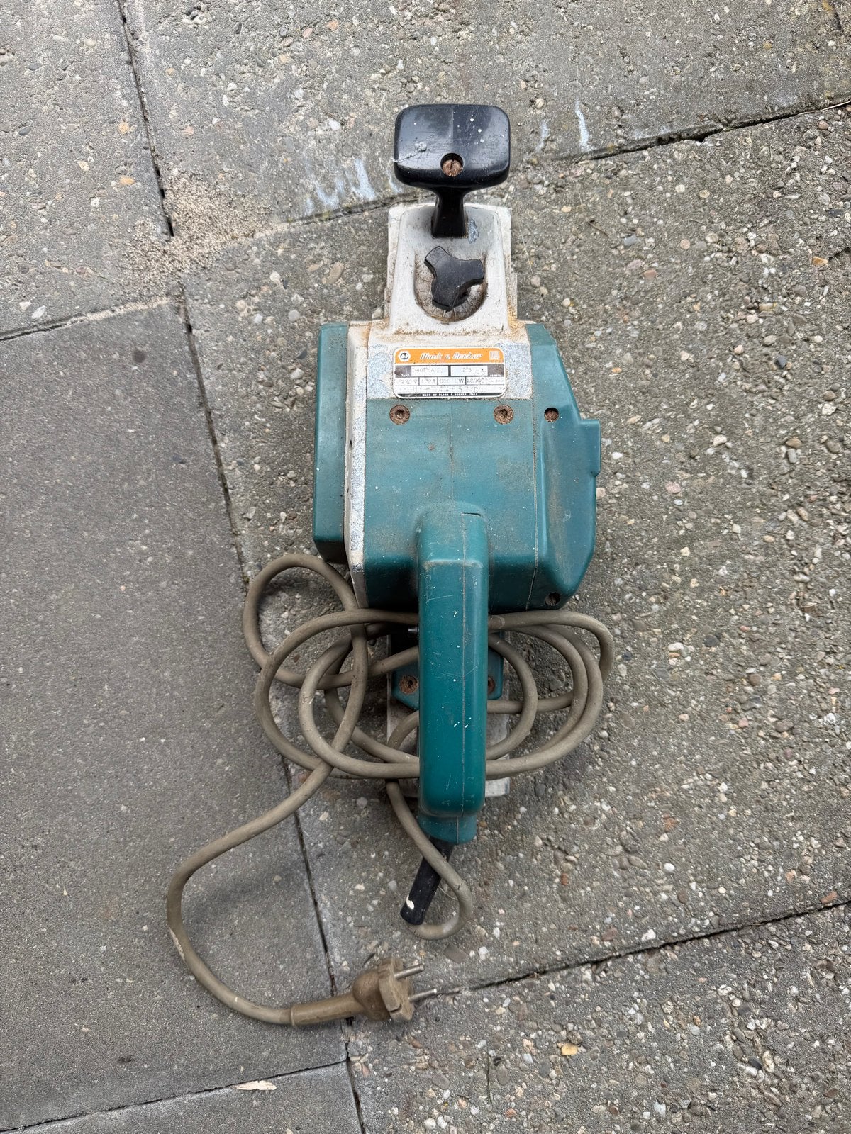 Black & Decker schaafmachine 800W, Ophalen, Gebruikt, Elektrisch