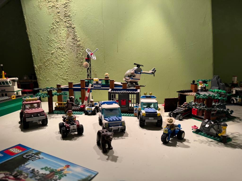 LEGO Bos Politie Sets 4437, 4438, 4440, Verzenden, Zo goed als nieuw, Complete set, Lego
