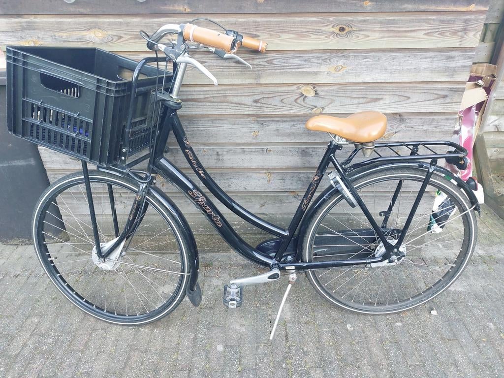 Meiden fiets, Ophalen, Gebruikt, Handrem