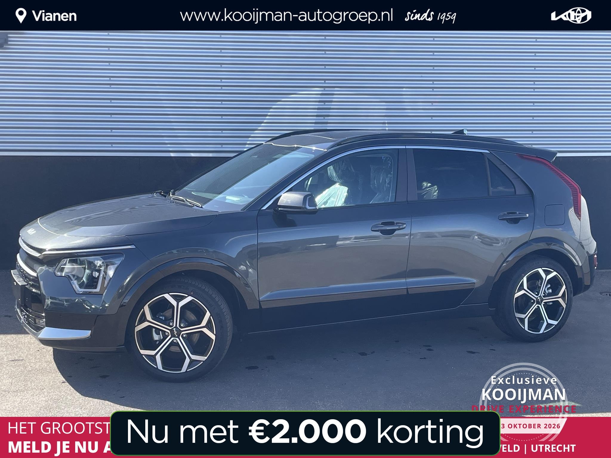 Kia Niro 1.6 GDi Hybrid ExecutiveLine €3100 VOORDEEL! ACTI, Auto's, 1374 kg, Euro 6, 129 pk, Bedrijf