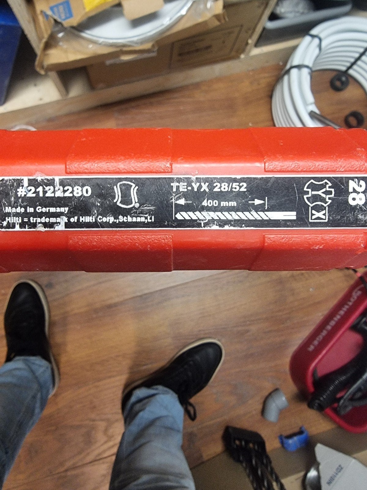 Hilti TE-YX 28/52 Boor 400 mm - Made in Germany, Ophalen of Verzenden, Gebruikt, Boor- en/of Breekhamer