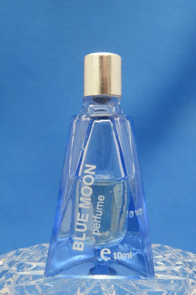 Mini - BLUE MOON - Blue Moon - 10ml - p - 6cm, Ophalen of Verzenden, Gebruikt, Miniatuur, Gevuld