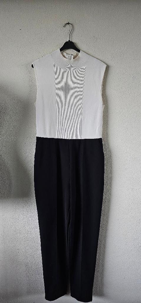 zwart wit jumpsuit van ted baker maat 4 (28125), Kleding | Dames, Jumpsuits, Maat 38/40 (M), Zwart, Ophalen of Verzenden, Zo goed als nieuw