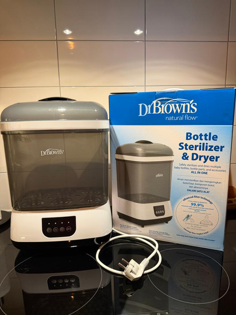 Dr. Brown’s sterilisator en droger – zo goed als nieuw, Ophalen, Zo goed als nieuw, Sterilisator