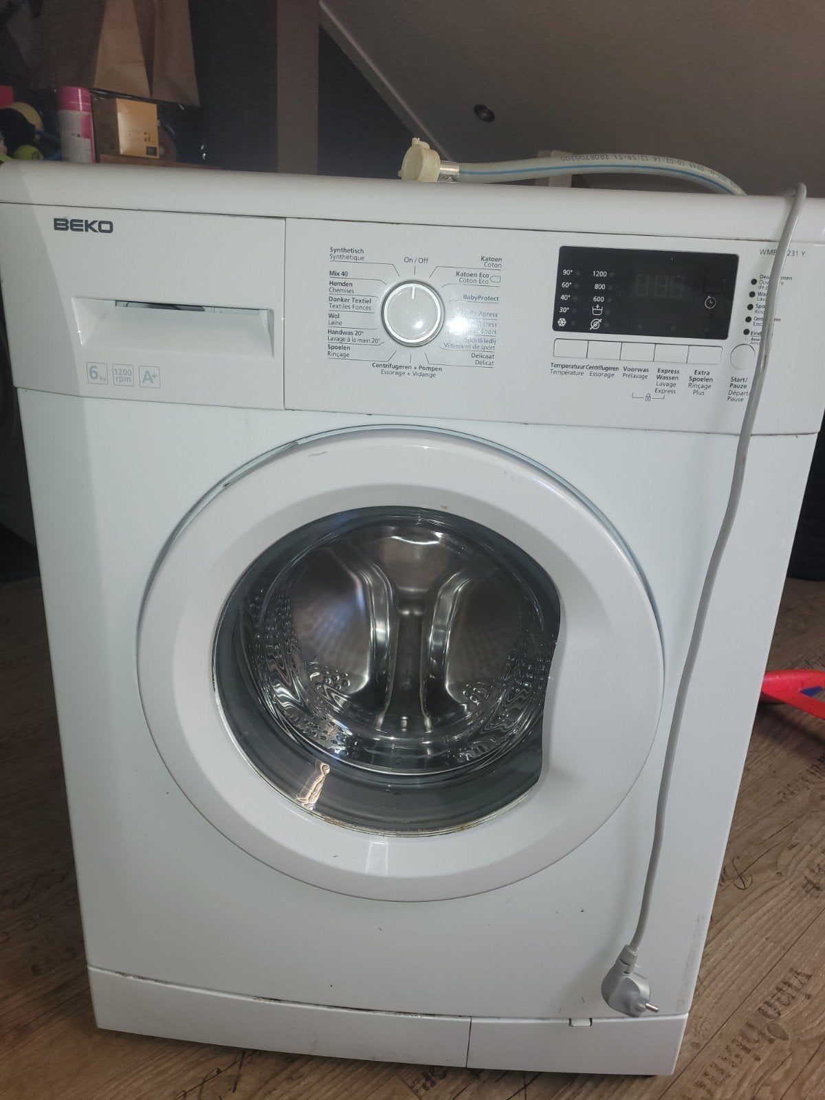 Beko Wasmachine (defect?), Ophalen