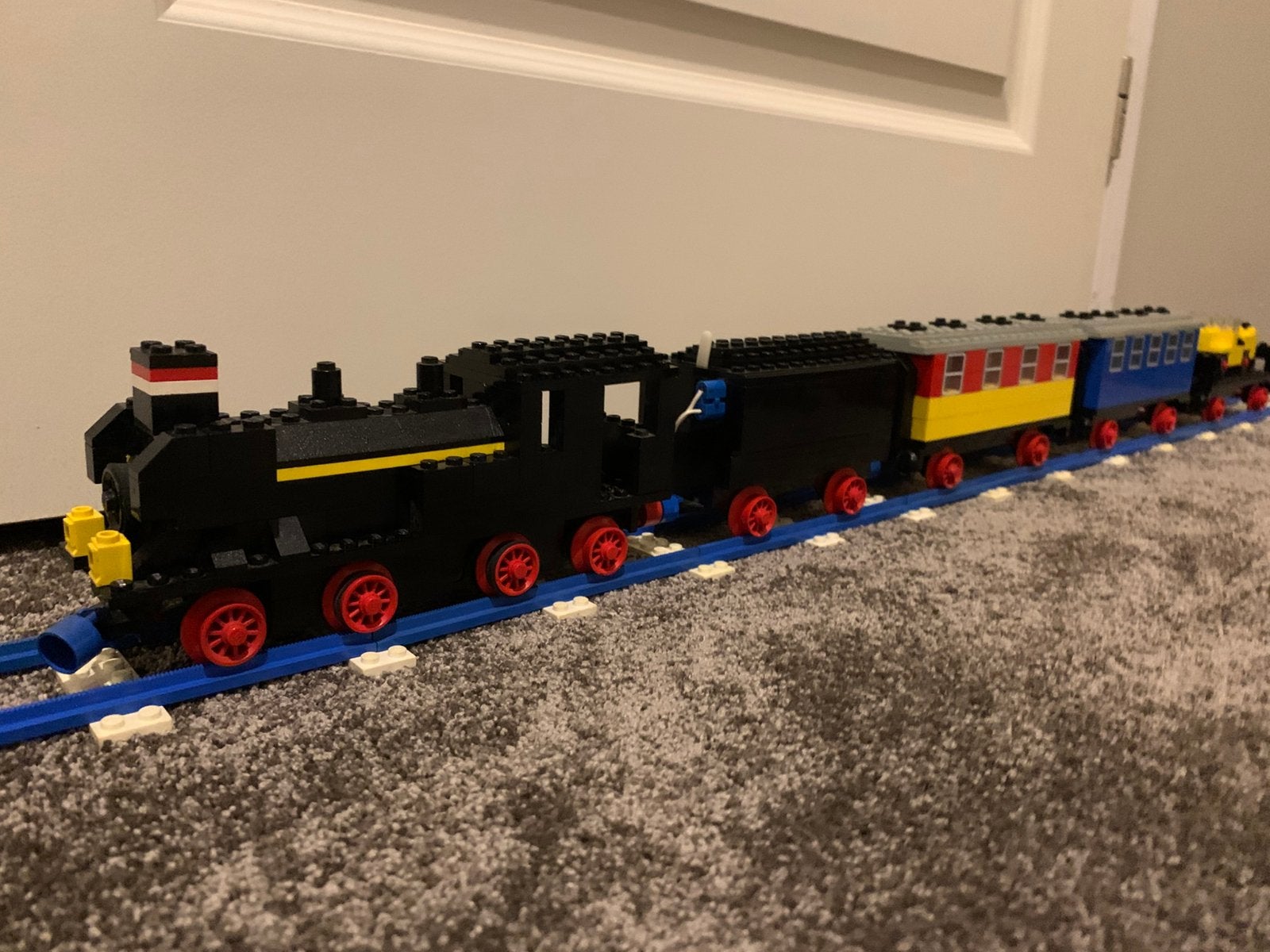 Lego trein 182 in een mooie staat 4,5volt  vintage., Ophalen of Verzenden, Gebruikt