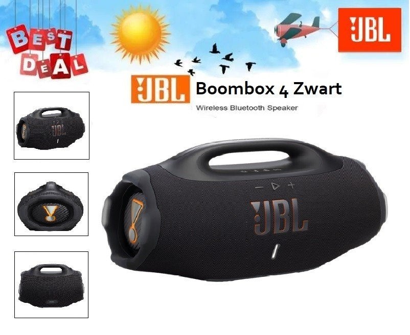 ✅NIEUW✅ JBL Boombox 4 | Zwart, Ophalen of Verzenden, Nieuw, Subwoofer, JBL