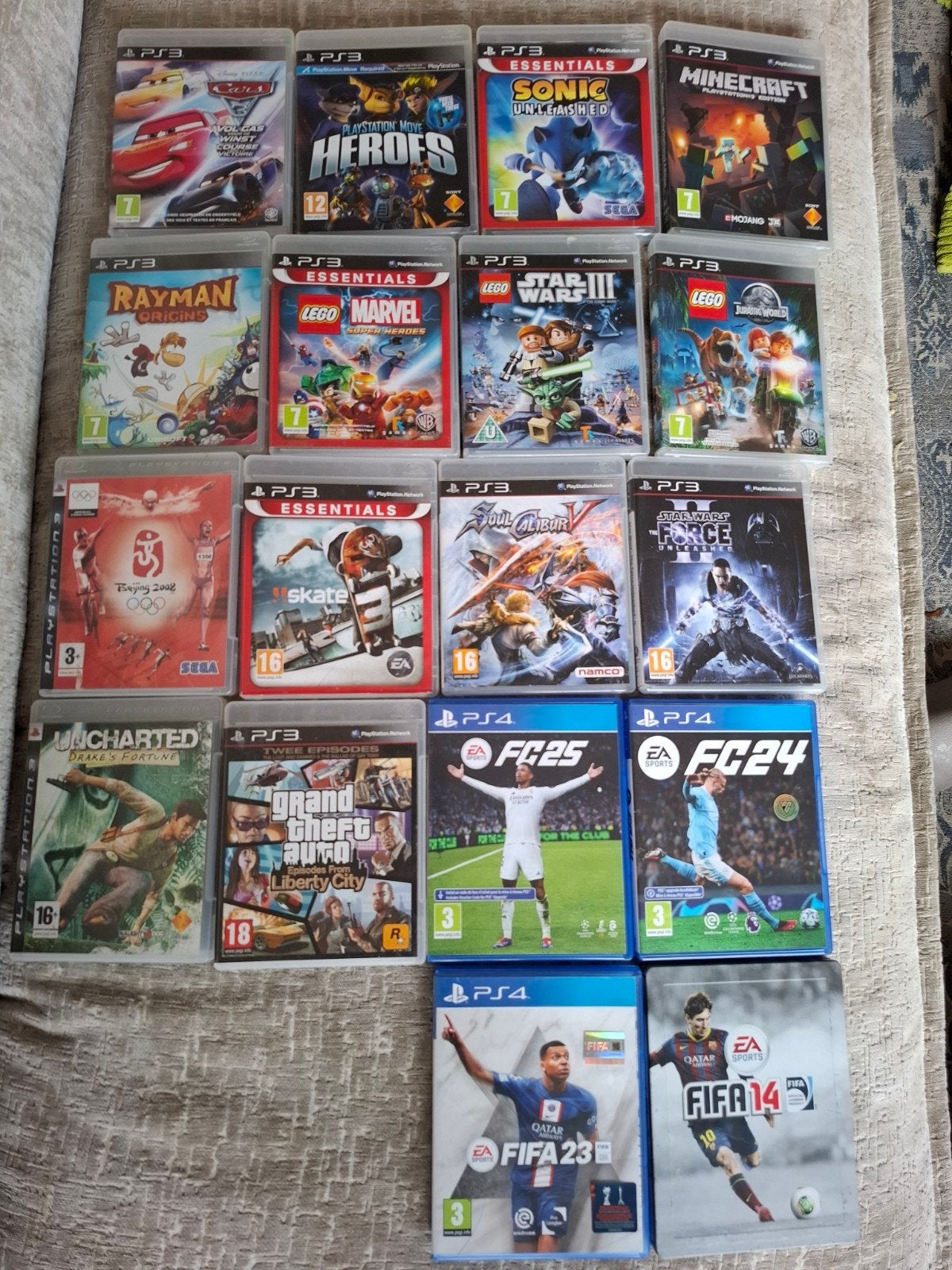 Diverse PlayStation 3 en PlayStation 4 Games los kan ook, Ophalen, Overige genres, Zo goed als nieuw, Eén computer
