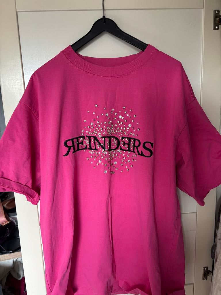 Reinders diamond shirt roze, Maat 38/40 (M), Ophalen of Verzenden, Korte mouw, Roze