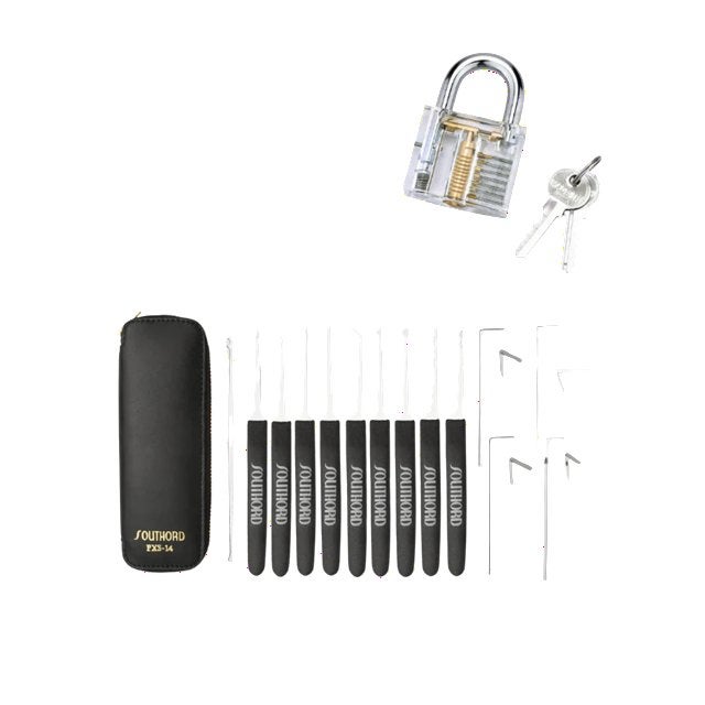 Southford 14-delige lockpick + oefenslot, Ophalen of Verzenden, Nieuw
