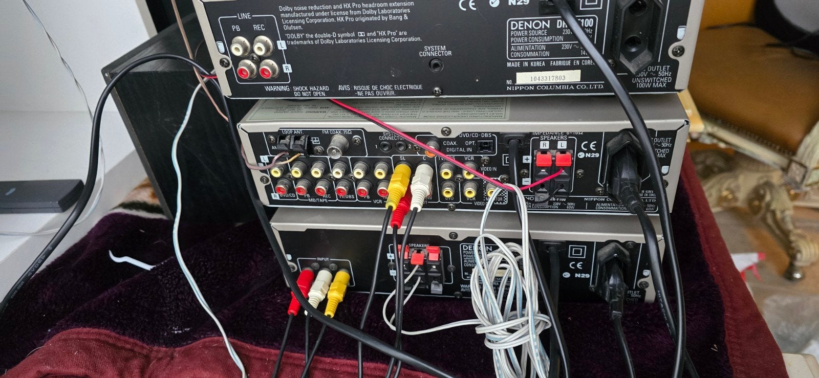 Denon stereo installatie, Ophalen of Verzenden, Gebruikt