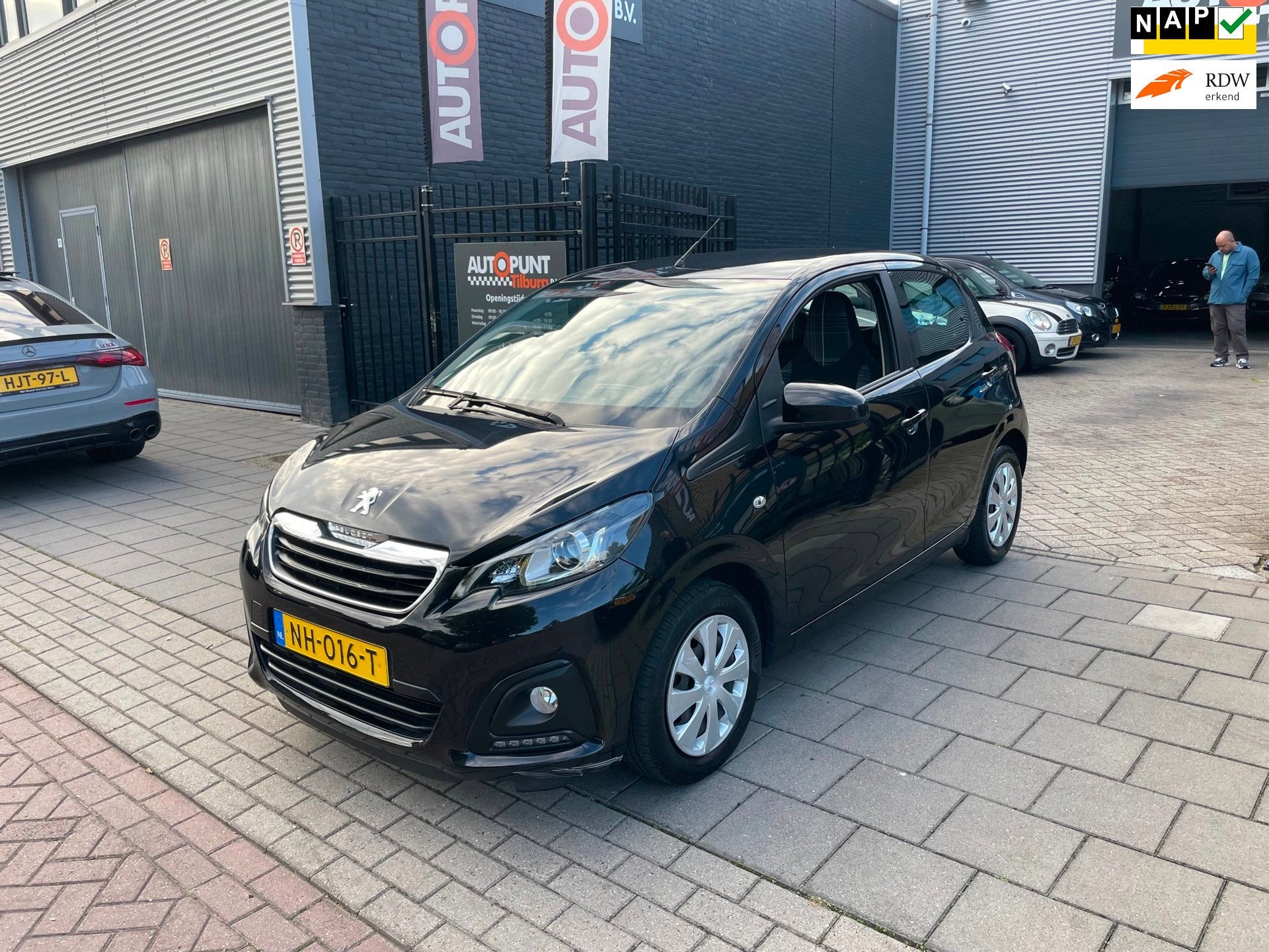 Peugeot 108 1.0 e-VTi Active 1e Eigenaar! Airco NAP APK, Auto's, Voorwielaandrijving, Gebruikt, Euro 6, 4 stoelen