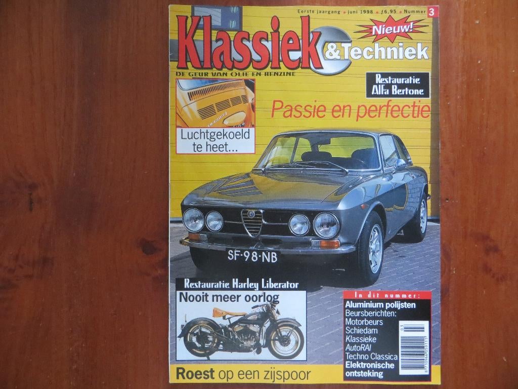 Klassiek & Techniek 3 Alfa Romeo 1750 GTV, Harley Liberator, Ophalen of Verzenden, Nieuw, Alfa Romeo