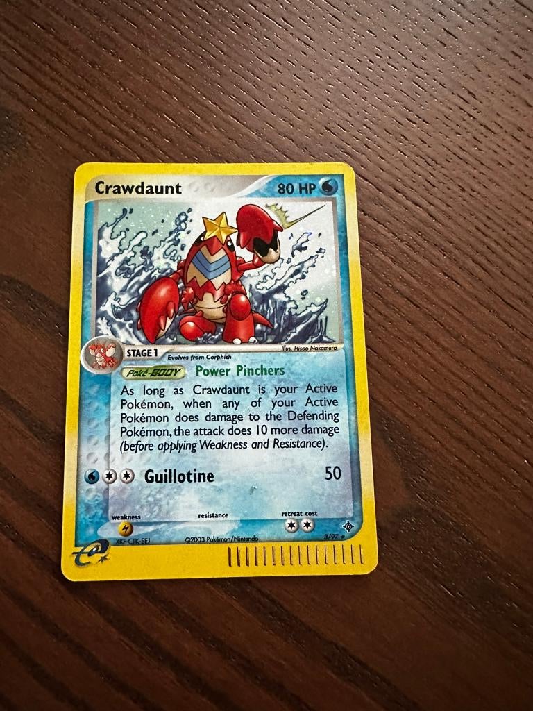 crawdaunt 3/97, Ophalen, Losse kaart