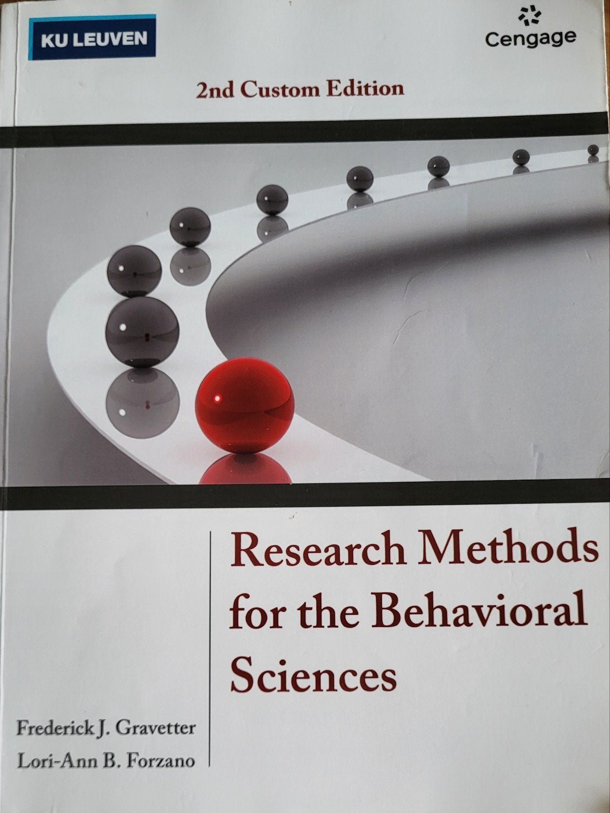 boek: Research Methods for the Behavioral Sciences, Ophalen of Verzenden, Frederick J. Gravetter, Lori-Ann B. Forzano, Gamma, WO