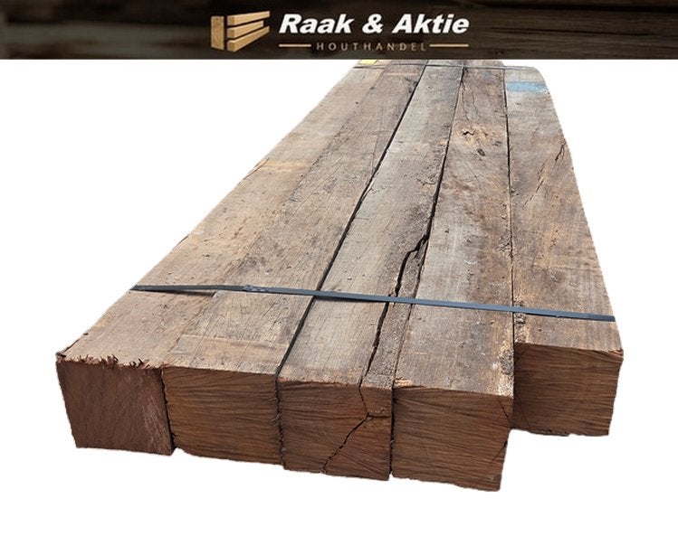 Hardhouten palen   15x15 cm - nr: HB240