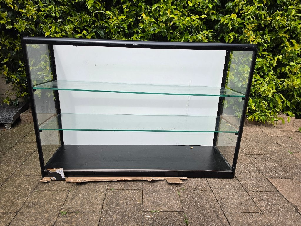 Vitrinekast 117x75x35, 100 tot 150 cm, Ophalen of Verzenden, Zo goed als nieuw, Glas