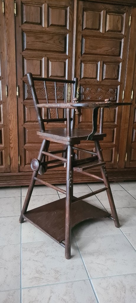 Kinderstoel antiek, Ophalen