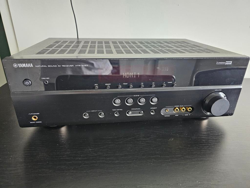 Yamaha HTR-3063 5.1 AV Receiver Versterker, Gebruikt, Yamaha, Ophalen of Verzenden, 120 watt of meer