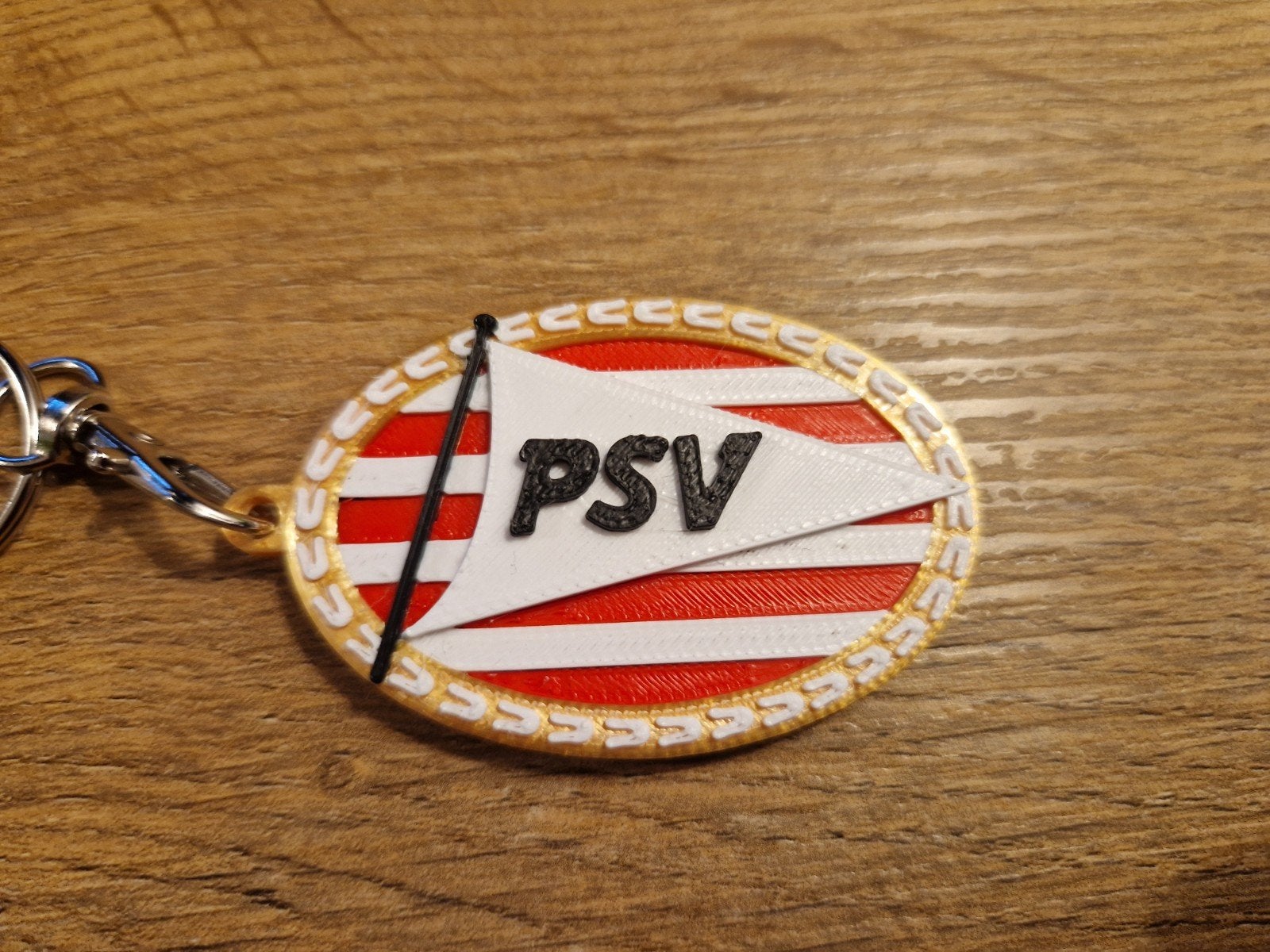 Unieke 3d PSV sleutelhanger, Ophalen of Verzenden, Nieuw, Sport
