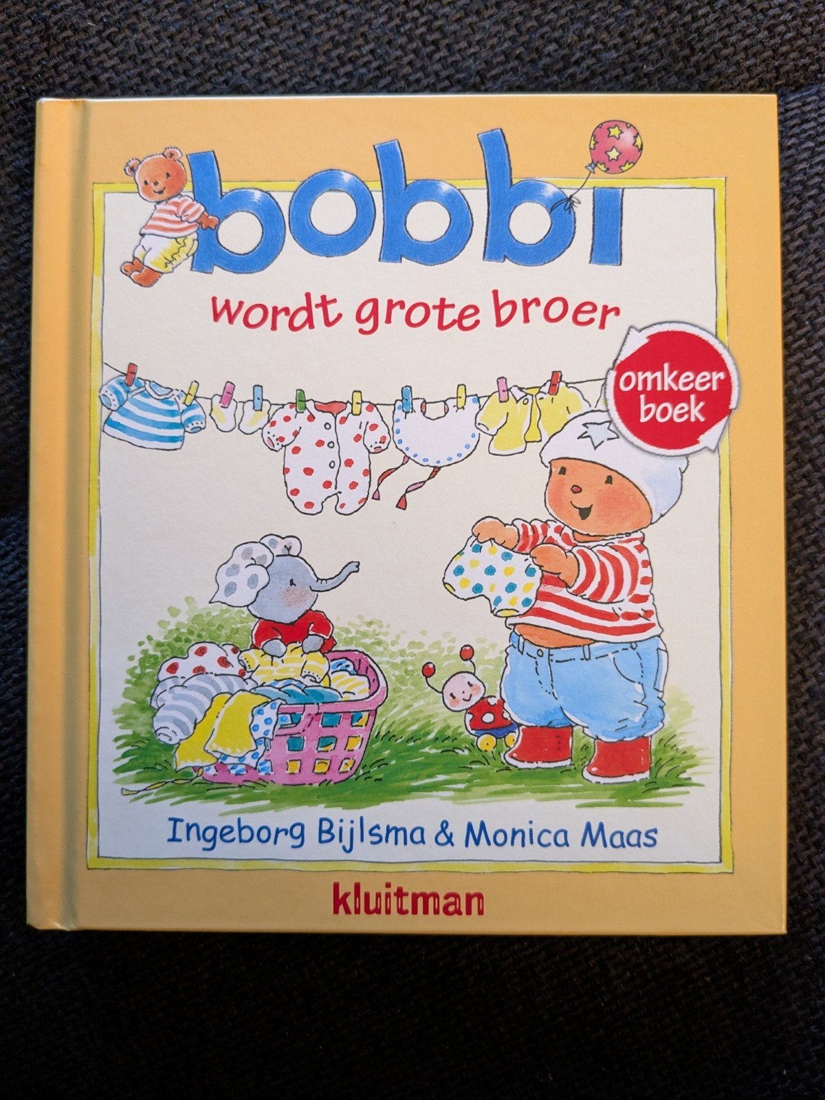 2 in 1 Omkeerboek. Bobbi wordt grote broer /Bobbi en de baby, Monica Maas, Ophalen of Verzenden, Zo goed als nieuw, 2 tot 3 jaar