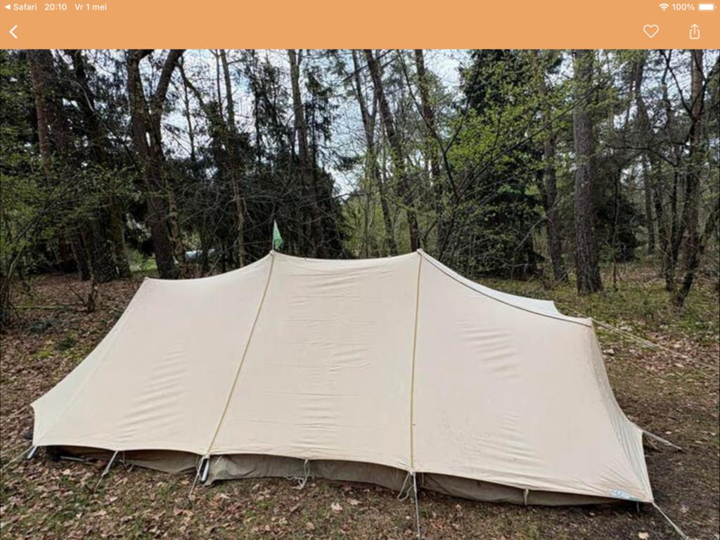 Tent Erdman Schmidt voor 6 personen - Ideaal voor gezinnen, Ophalen of Verzenden, Gebruikt, Tot en met 6