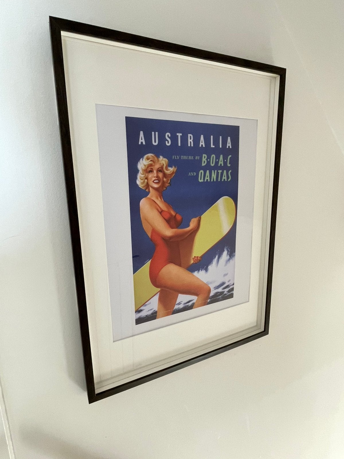 52x72 Ikea frame and poster, Antiek en Kunst, Ophalen
