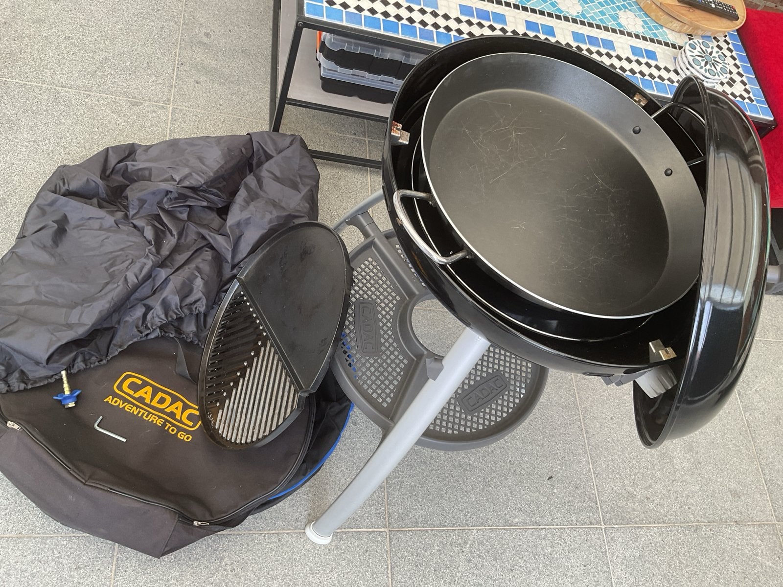 Cadac Carri Chef 2 met afdekhoes en diverse hoezen, Ophalen, Gebruikt