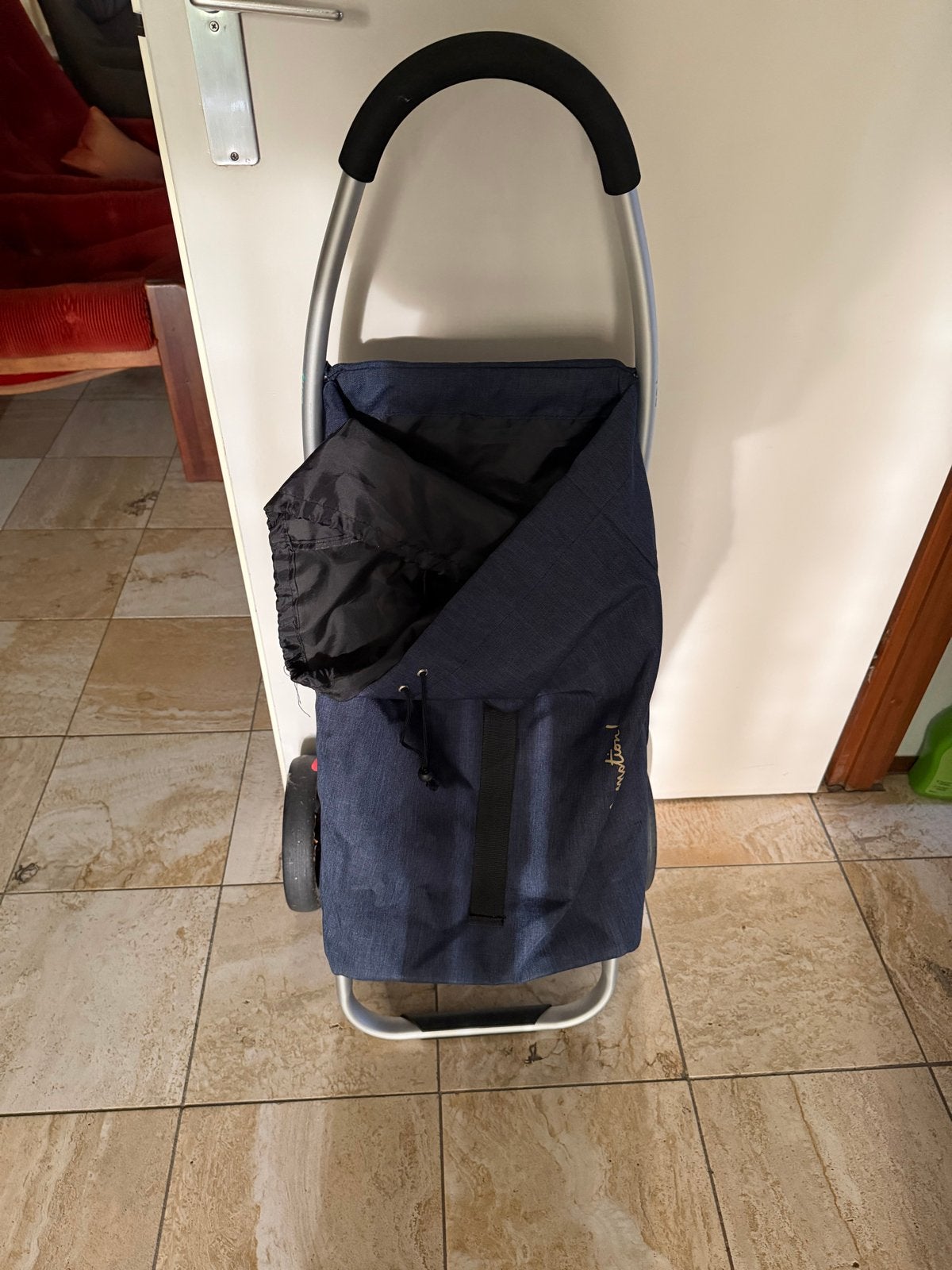 Playmarket Boodschappentrolley Go Two Blauw 2 wielen - 37 L, Ophalen, Gebruikt, Blauw, 30 cm of meer