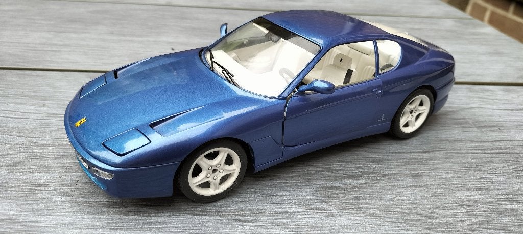 Ferrari 456 GT 2+2 1:18, Ophalen of Verzenden, Zo goed als nieuw, Auto, Bburago