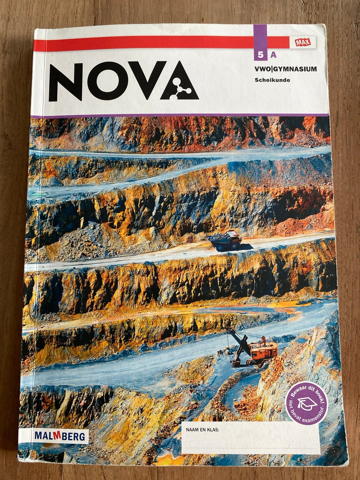 NOVA Scheikunde 5 VWO/GYMNASIUM Malmberg, Ophalen of Verzenden, Zo goed als nieuw, VWO, Scheikunde