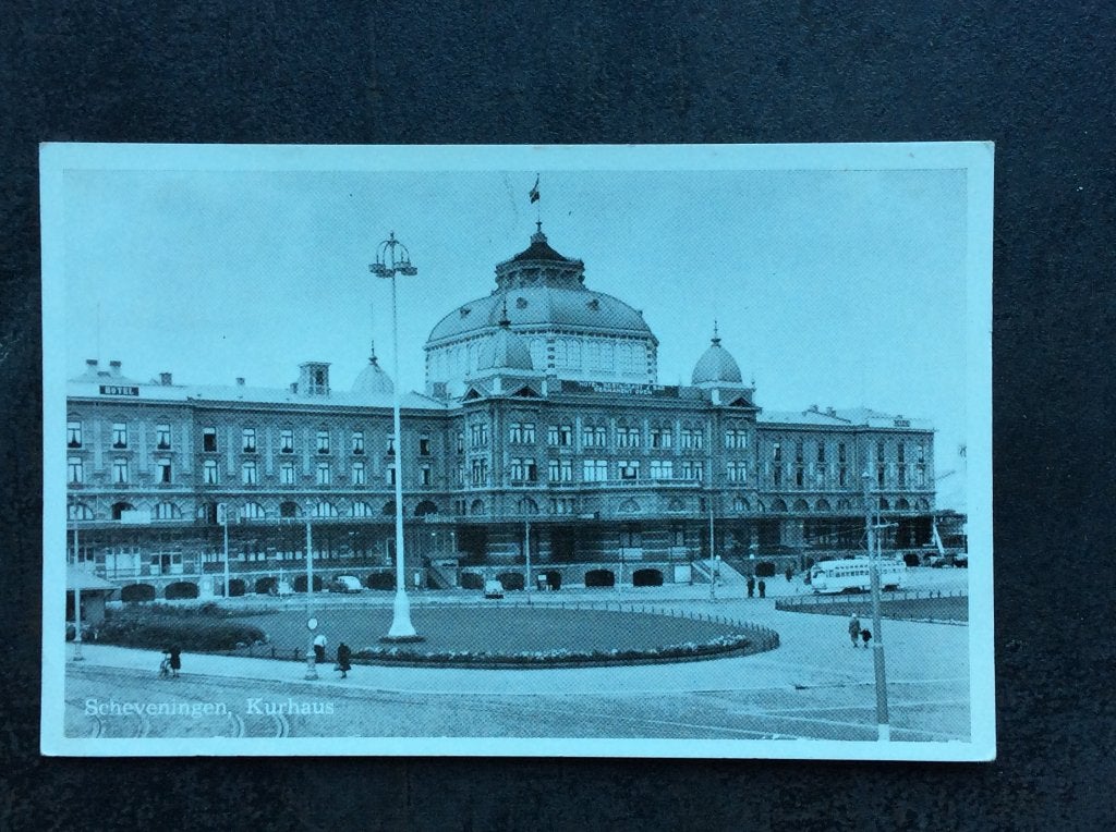 Scheveningen, Kurhaus, Ophalen of Verzenden, 1940 tot 1960, Gelopen, Zuid-Holland