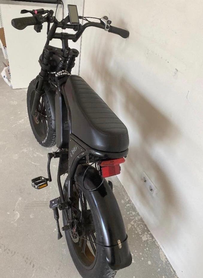 Stoere Fatbike E-bike - Zwart, Zo goed als nieuw, Zo goed als nieuw, 51 tot 55 cm, 50 km per accu of meer, Ophalen