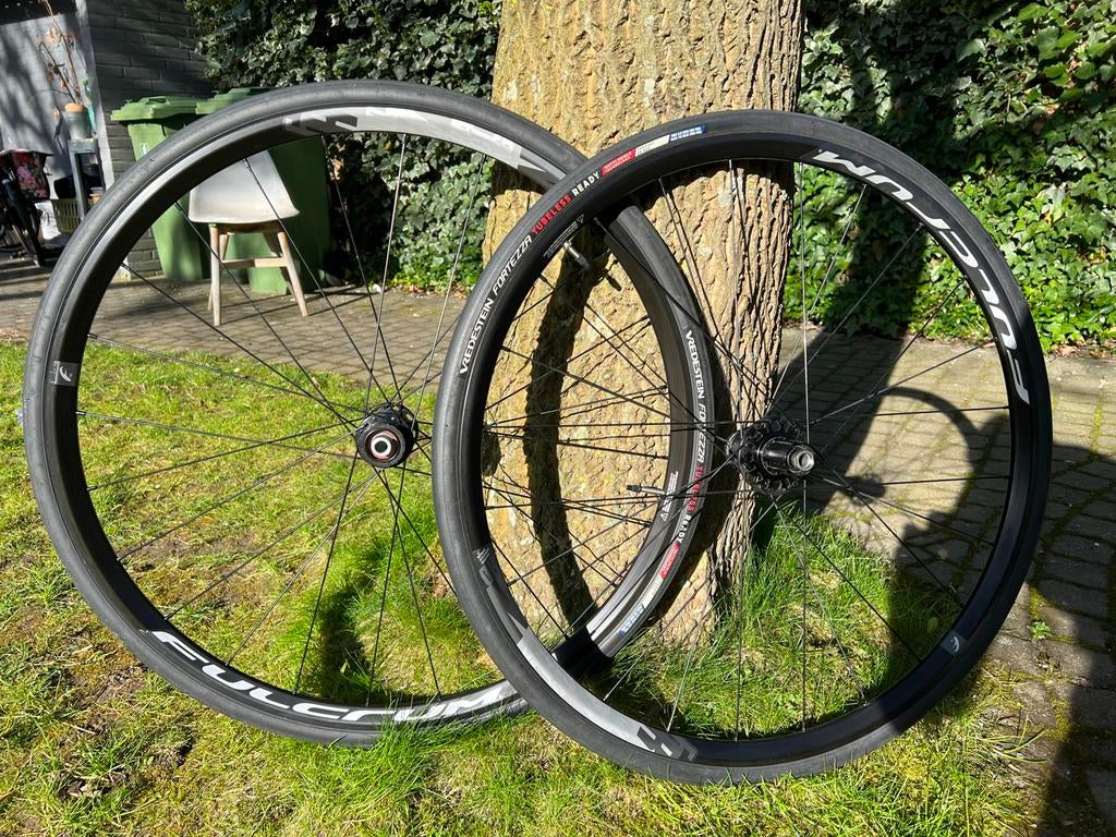 Fulcrum aluminium wielset + 28mm banden, Gebruikt, Aluminium, Racefiets, Ophalen