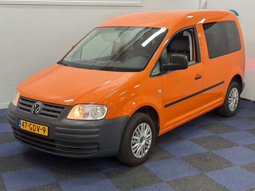 Volkswagen Caddy 1.4 Optive / NAP / MULTIEZITTER / AIRCO / D, Gebruikt, Origineel Nederlands, Euro 4, 80 pk