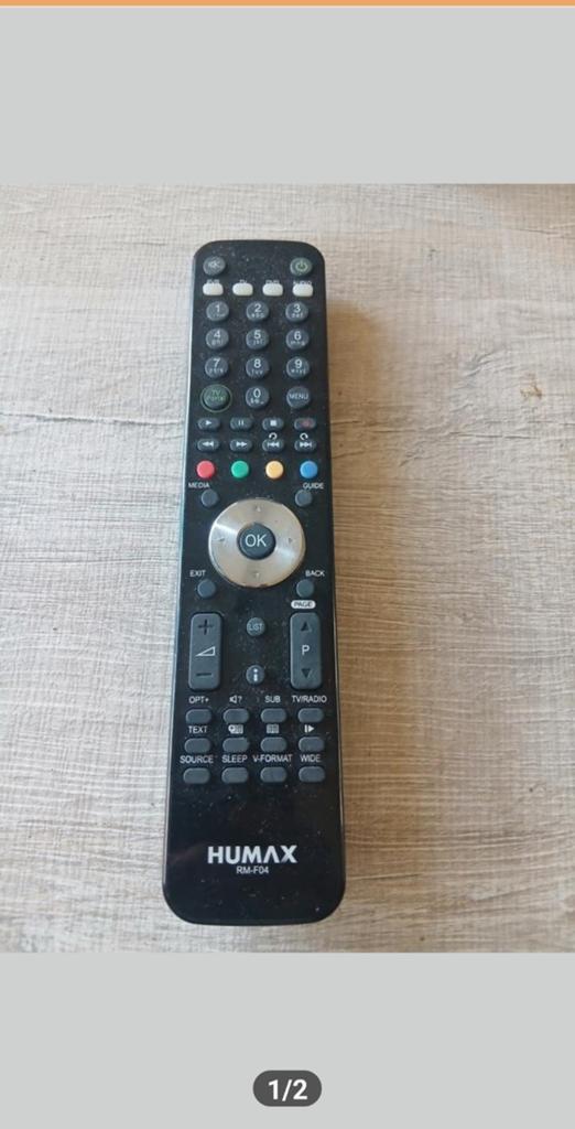 Humax RM-F04 Afstandsbediening, Ophalen of Verzenden, Gebruikt, Origineel, Tv