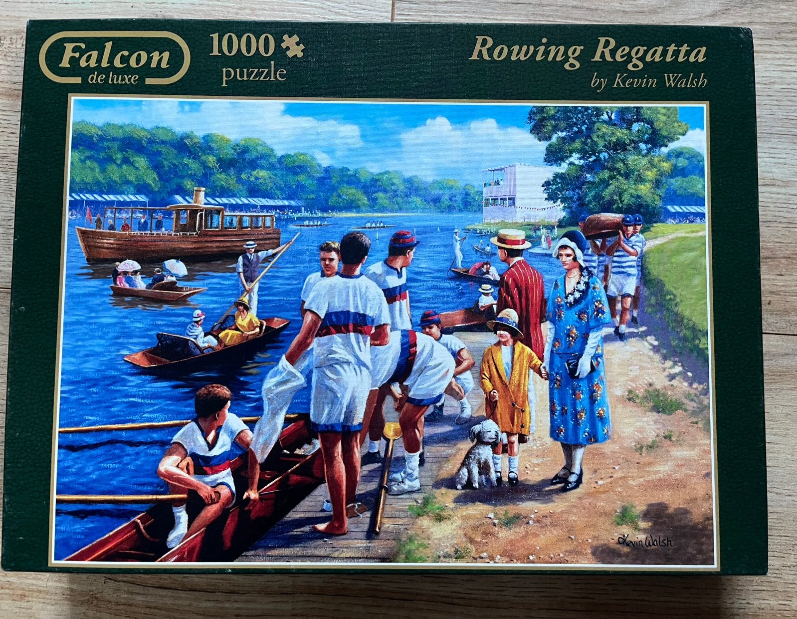 Galcon puzzel 1000 stukjes Rowing Regatta, Ophalen of Verzenden, 500 t/m 1500 stukjes, Zo goed als nieuw