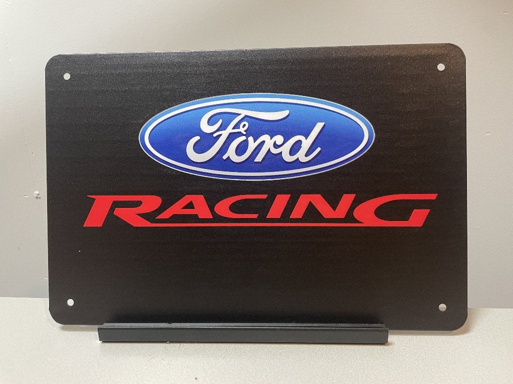 Ford Racing metalen reclamebord / wandbord (Old Look), Ophalen of Verzenden, Nieuw, Auto's