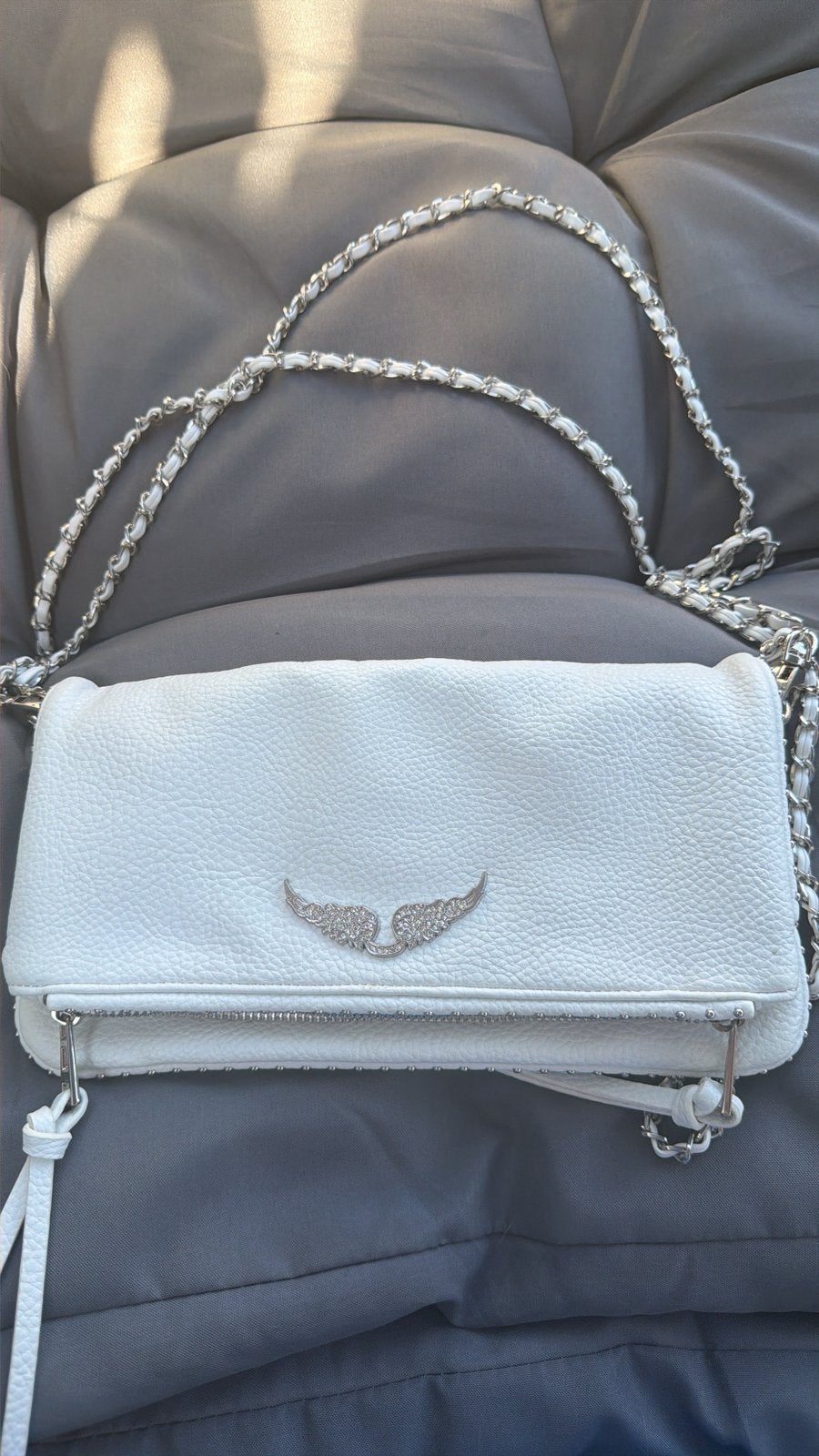 Zadig & voltaire tas, Sieraden, Tassen en Uiterlijk, Tassen | Damestassen, Ophalen of Verzenden, Zo goed als nieuw, Wit, Schoudertasje