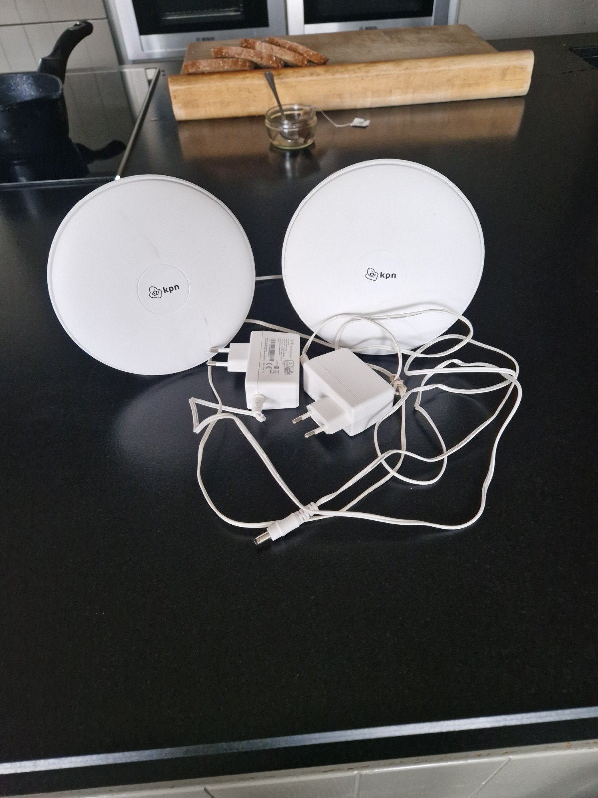 KPN SuperWifi punten (2 stuks) met adapters, Ophalen, Zo goed als nieuw, Router, KPN