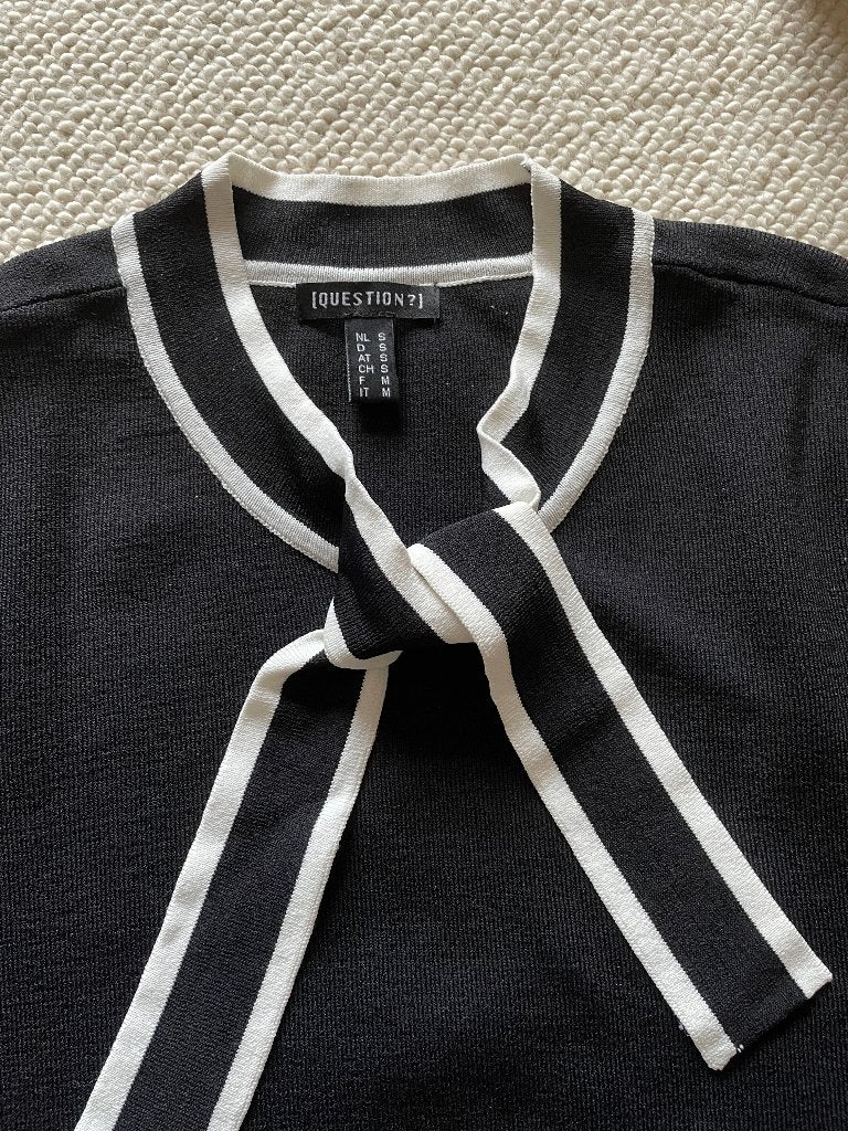 Question: NIEUW leuk zwart-wit truitje maat S, Kleding | Dames, Zwart, Nieuw, Ophalen of Verzenden, Maat 36 (S)