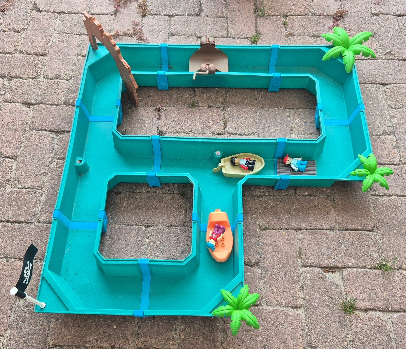 Waterbaan met stoeltje, Ophalen
