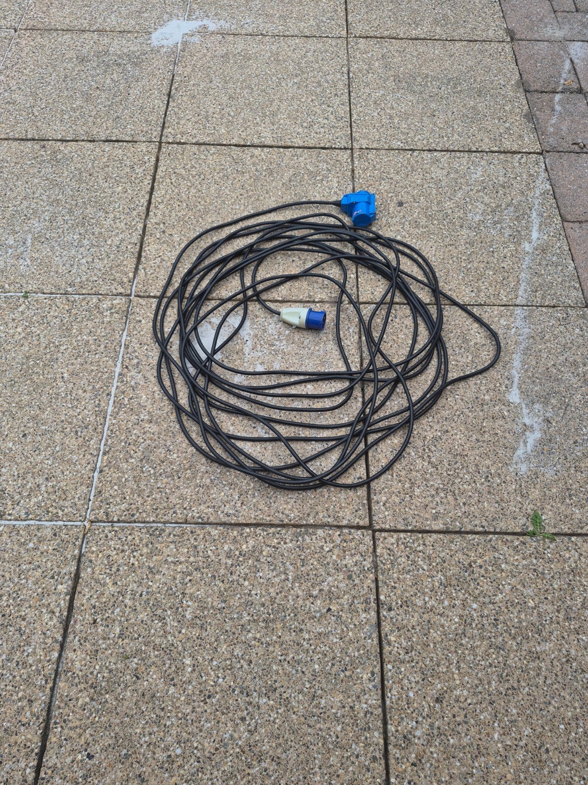Caravan kabel 20 meter, Ophalen of Verzenden, Gebruikt