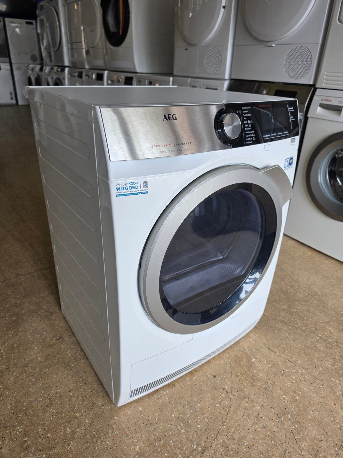 AEG 8000 Series warmtepompdroger | 8 kilo | Gratis thuis 🚚✅, Jirnsum, Overige typen, 8 tot 10 kg, Zo goed als nieuw