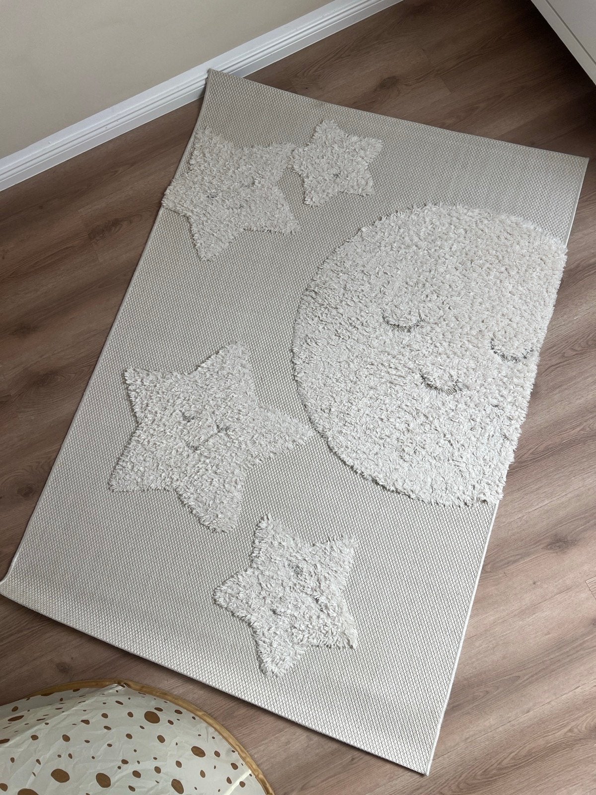 Benuta kindervloerkleed maan & sterren 120x170 cm, Ophalen, 100 tot 150 cm, Zo goed als nieuw, 150 tot 200 cm
