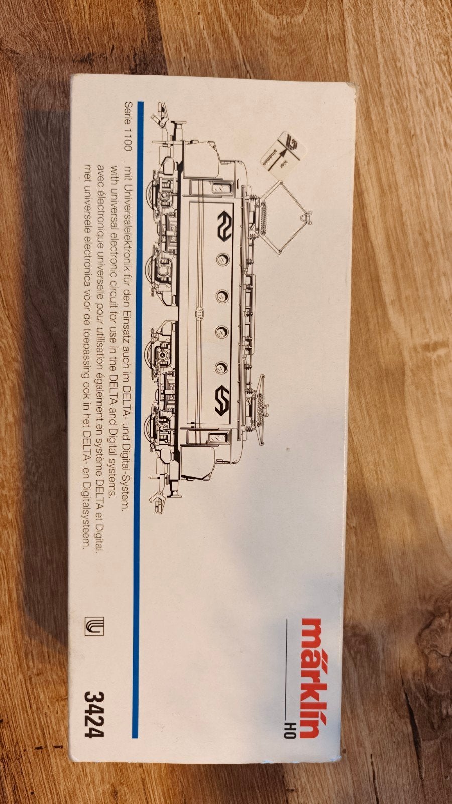 Märklin 3424 NS 1139 met botsneus digitaal, Wisselstroom, Gebruikt, Locomotief, Ophalen of Verzenden