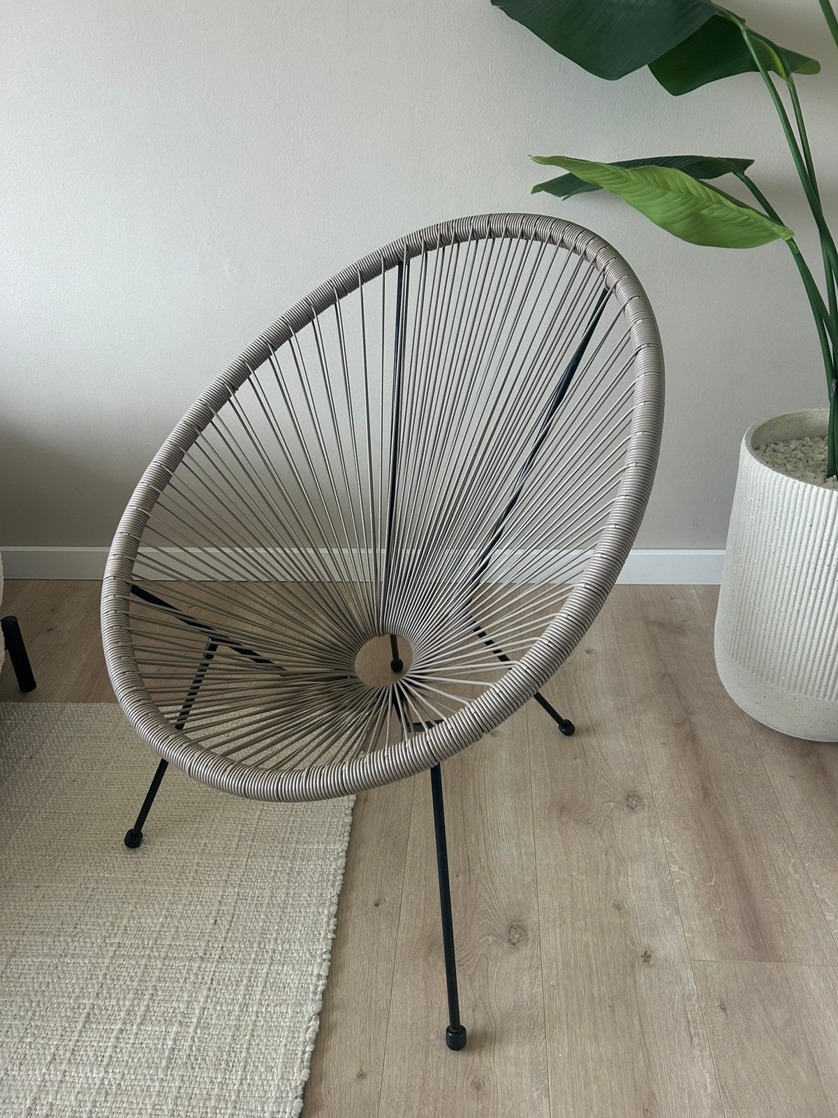 Loungestoel tuin, Ophalen, Gebruikt, Kunststof
