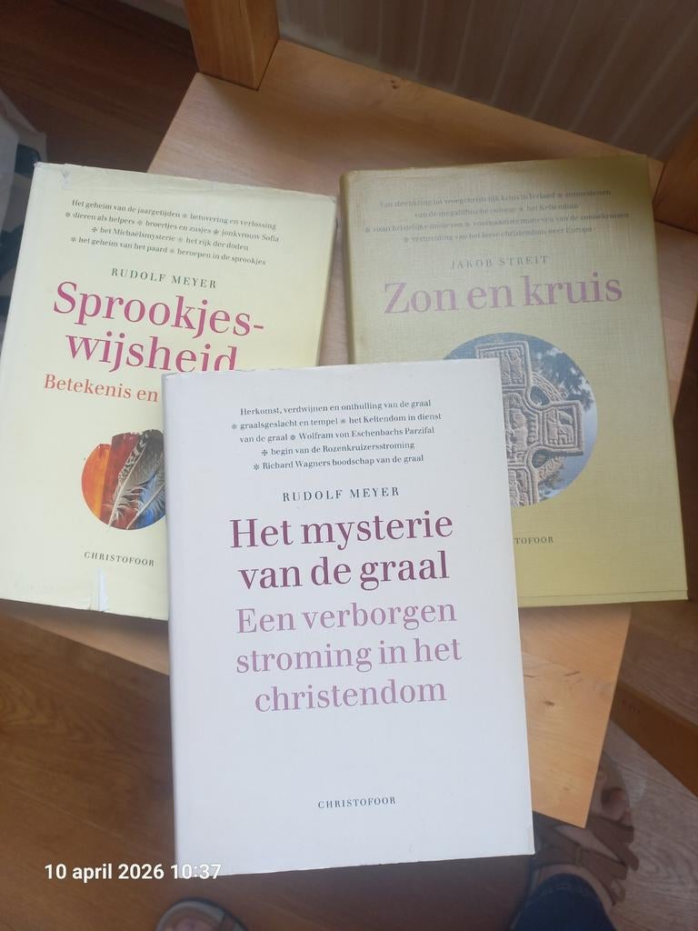 3 boeken antroposofie, Boeken, Ophalen of Verzenden, Gelezen, Rudolf Meyer, Jason Streit, Christendom | Katholiek